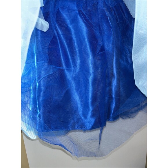 Disney Store Cinderella Costume Dress Up Halloween Princess Blue Gown Girl 7/8 - Picture 6 of 14